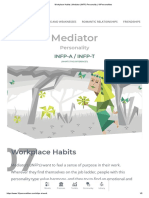 Workplace Habits - Mediator (INFP) Personality - 16personalities