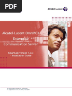 Alcatel-Lucent Omnipcx Enterprise Communication Server: Smartcall Version 1.0.X - Installation Guide