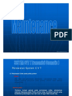 Training CVT MAintenance Compatibility Mode