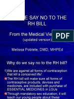 Why We Say No to the Rh Bill Updated Version