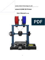 Geeetech A10M 3D Printer User Manual: Shenzhen Getech Technology Co.,Ltd