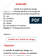 Controle de La Qualité Par Dosage