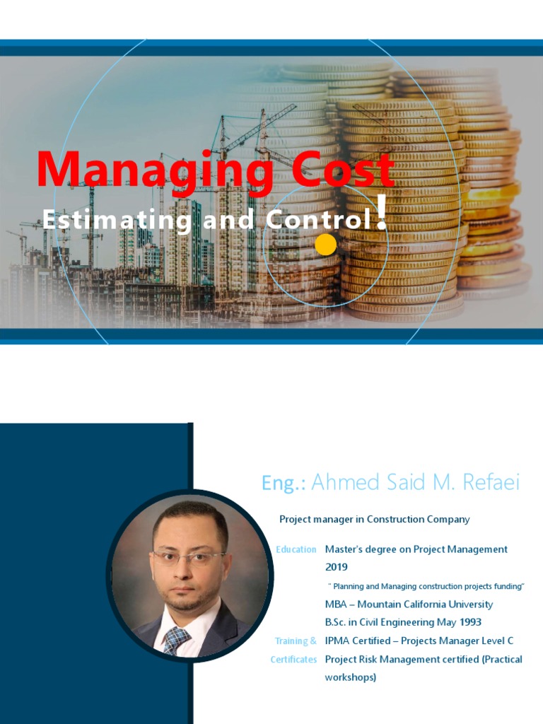 Cost Estimation in Construction | PDF | Project Management | Business