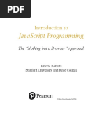 Javascript Programming: Introduction To