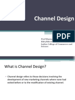 Channel Design: Prof Sharmila.B.Yewale Bba/Bba-Ib Indira College of Commerce and Science