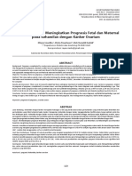 Faktor-Faktor Yang Meningkatkan Prognosis Fetal Dan Maternal Pada Kehamilan Dengan Kanker Ovarium