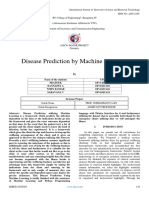 Disease Prediction by Machine Learning