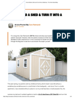 How To Build A Shed and Turn It Into A Workshop - The Home Depot Blog