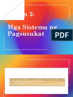 A2 - Sistemang Panukat