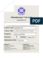 Jahangirnagar University: Course Code: Course Title: Program: Semester: Session: Submission Date