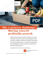 Moving Toward Profitable Growth: The E-Grocery Challenge