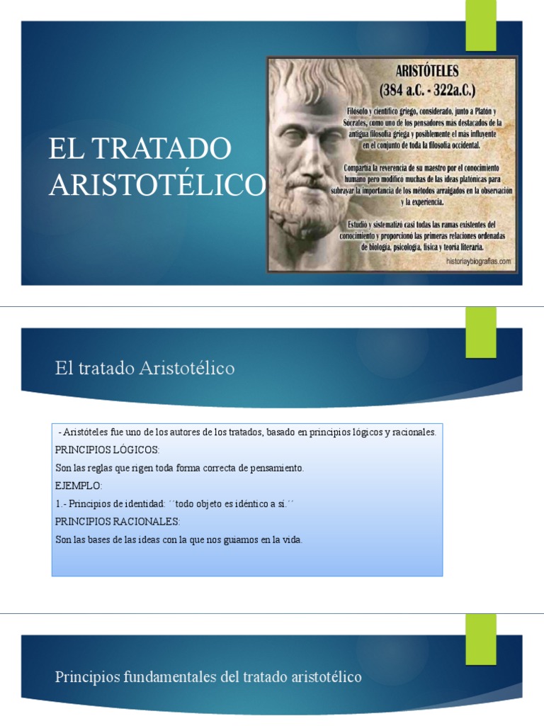 EL TRATADO ARISTOTÉLICO - Presentación | PDF | Política | Ciencias sociales