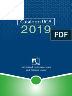 Catálogo UCA 2019: Carreras, planes de estudio e instalaciones