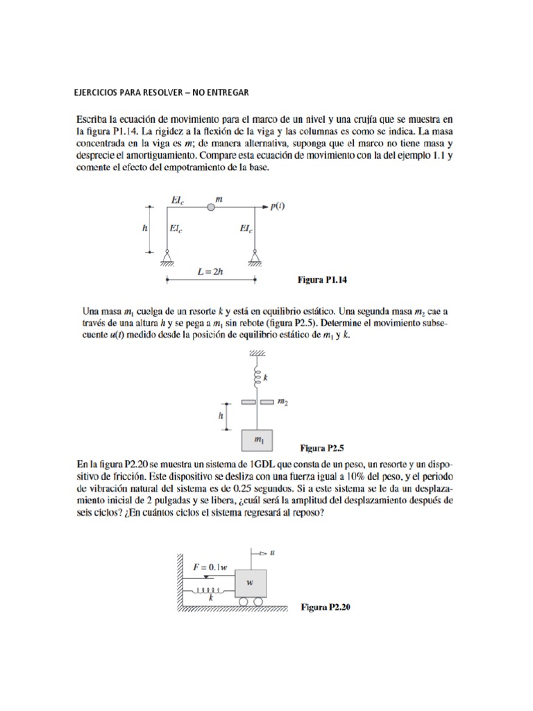 Ejercicios para Resolver | PDF