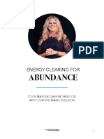 Energy Clearing For Abundance Workbook by Christie Marie Sheldon