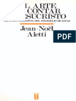Aletti, Jean Noël El Arte de Contar A Jesucristo Lectura Narrativa