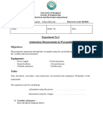 2 Experiment No. Attenuation Measurements in Waveguide Objectives