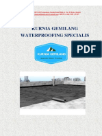 Kurnia Gemilang Wateroroofing Membrane Bakar