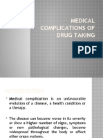 Medical Complications of Drug Taking