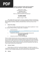 3 - 11 - 21 Standing Order Calendar 9 Judge Horan