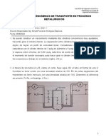 Transporte fenómenos procesos metalúrgicos examen