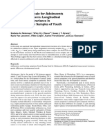 Social Anxiety Scale For Adolescents (SAS-A) Short Form: Longitudinal Measurement Invariance in Two Community Samples of Youth