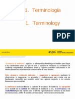 1.1. y 1.2. Terminología