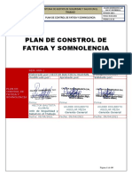 Plan de Control de Fatiga