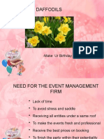 Daffodils: - Make Ur Birthday Party Memorable