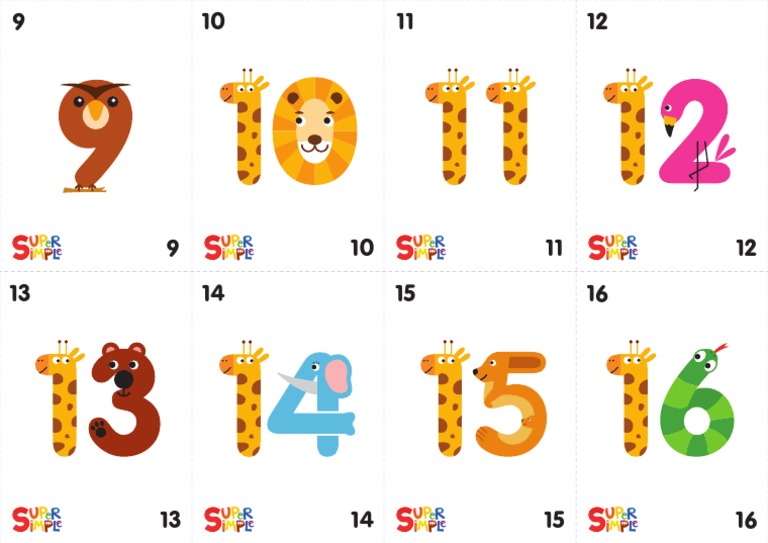 Numbers 9 - 16 | PDF