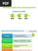 Android Application Development: Content Provider