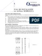 Manual de Instalacion de Una Turbina