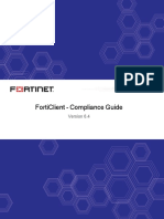 FortiClient 6.4 Compliance Guide