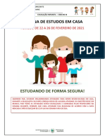 Ensino infantil atividades casa semana 22-26 fevereiro