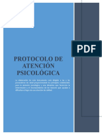 Protocolo atención psicológica