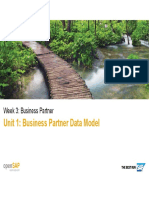 Unit 1: Business Partner Data Model