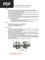 Repeated Thrust Bearing Damage On BFW Pump: History