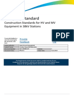 Company Standard: Construction Standards For HV and MV Equipment in 38kV Stations