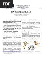 LABORATORIO Ley de Hooke y Trabajo