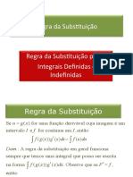 Integral por substituição