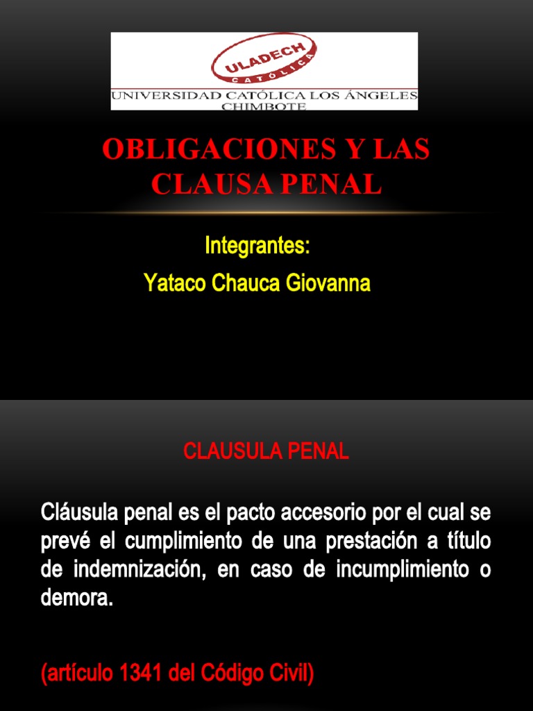 Clausula Penal-Yova | PDF