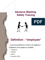 Abrasive Blasting Safety Training