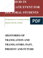 (Hi) Stories of Translation and Translators: Past, Present and Future