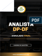 7 Simulado Final Analista DP DF Caderno de Questoes