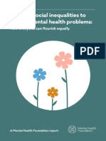 Tackling Social Inequalities To Reduce Mental Health Problems