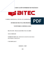 Informe Prácticas Pre Profesionales Bitec 3 Thalia