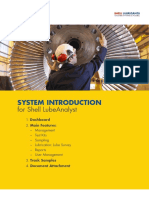 System Introduction: For Shell Lubeanalyst
