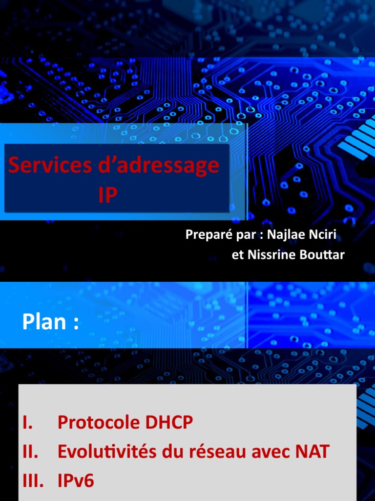 Gestion du double adressage IP | PDF | I Pv6 | Adresse IP