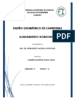 DISEÑO GEOMÉTRICO DE CARRETERAS - ALINEAMIENTO HORIZONTAL