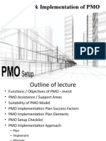 Setting Up & Implementation of PMO